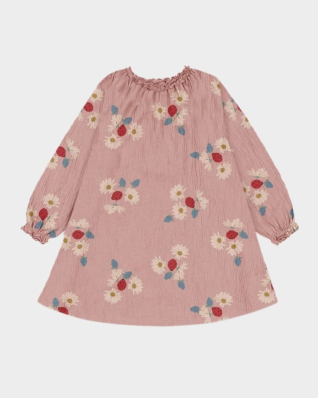 Girl's Chleo Floral-Print Dress, Size 2-8